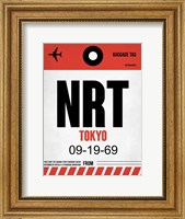 Framed NRT Tokyo Luggage Tag 1