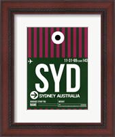 Framed SYD Sydney Luggage Tag 2