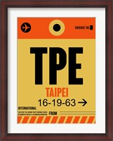 Framed TPE Taipei Luggage Tag 2
