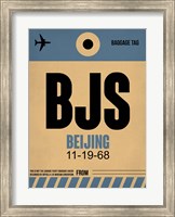 Framed BJS Beijing Luggage Tag 2
