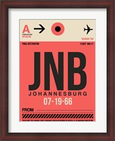 Framed JNB Johannesburg Luggage Tag 2