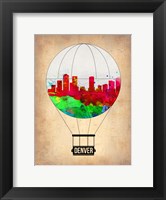 Framed Denver  Air Balloon