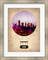 Framed Miami Air Balloon 2