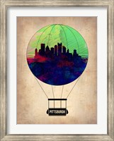 Framed Pittsburgh Air Balloon