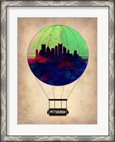 Framed Pittsburgh Air Balloon