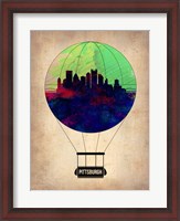 Framed Pittsburgh Air Balloon