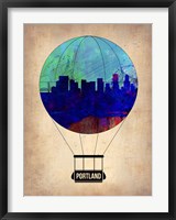 Framed Portland Air Balloon