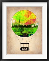 Framed Berlin Air Balloon