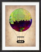 Framed Dublin Air Balloon