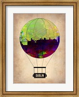 Framed Dublin Air Balloon