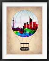 Framed Frankfurt Air Balloon