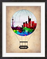 Framed Frankfurt Air Balloon