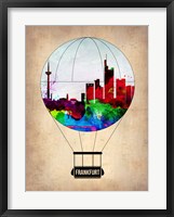 Framed Frankfurt Air Balloon