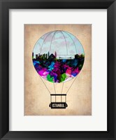 Framed Istanbul Air Balloon