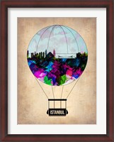 Framed Istanbul Air Balloon
