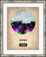 Framed Istanbul Air Balloon