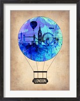 Framed London Air Balloon