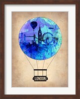 Framed London Air Balloon