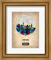 Framed Munich Air Balloon