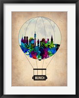 Framed Munich Air Balloon