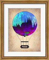 Framed Prague Air Balloon