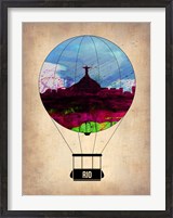 Framed Rio Air Balloon