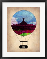 Framed Rio Air Balloon