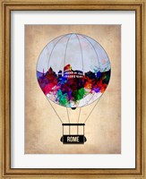 Framed Rome Air Balloon