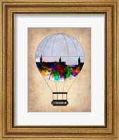 Framed Stockholm Air Balloon