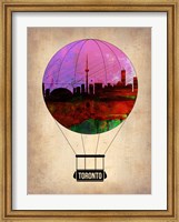 Framed Toronto Air Balloon