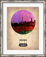 Framed Toronto Air Balloon