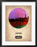 Framed Toronto Air Balloon