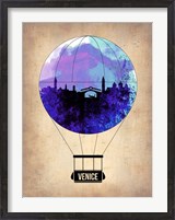 Framed Venice Air Balloon