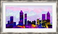 Framed Atlanta City Skyline