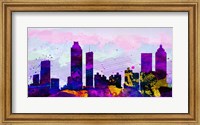 Framed Atlanta City Skyline