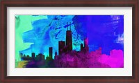 Framed Chicago City Skyline
