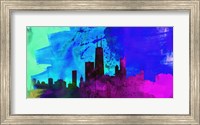 Framed Chicago City Skyline
