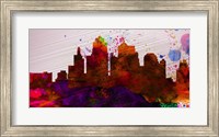 Framed Kansas City Skyline