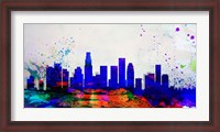 Framed Los Angeles City Skyline