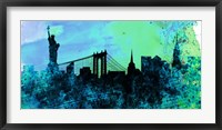 Framed New York City Skyline