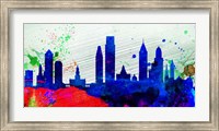 Framed Philadelphia City Skyline