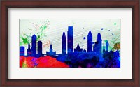 Framed Philadelphia City Skyline