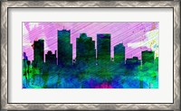 Framed Phoenix City Skyline