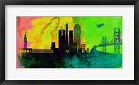 Framed San Francisco City Skyline