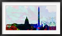 Framed Washington DC City Skyline 2