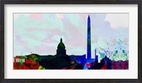 Framed Washington DC City Skyline 2