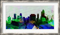 Framed Tulsa City Skyline