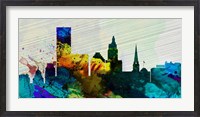 Framed Providence City Skyline