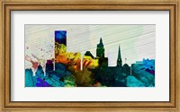 Framed Providence City Skyline