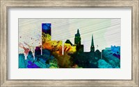 Framed Providence City Skyline